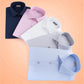 Camisa social masculina Kenneth Cole Reaction The Flex Slim Fit sem rugas, azul-marinho, tamanho 34-35