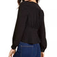 Blusa Blaine Crepe Feminina French Connection Preta Tamanho 4