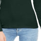 Blusa feminina com gola falsa, verde, tamanho pequeno, S, da Style &amp; Co