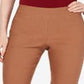 Calça feminina Charter Club Cambridge Skinny com controle de barriga, tamanho 10, cobre