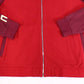 Suéter Lacoste Masculino Texturizado em Malha Colorblock com Zíper Completo Vermelho Tamanho 6