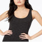 Blusa feminina Maison Jules com decote redondo e sem mangas, preta, tamanho XS