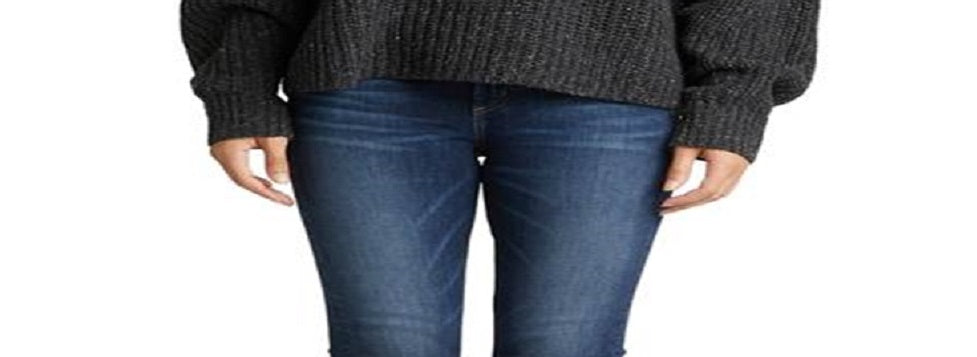 Calça jeans feminina Silver Jeans Co, azul, tamanho 31x25
