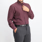 Camisa social masculina de corte slim fit, sem necessidade de passar, cor sólida, tamanho GG, da Society of Threads