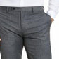 Calça social Ralph Lauren Classic Fit UltraFlex Stretch Windowpane Masculina Cinza Tamanho 42X30