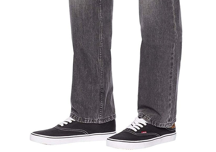 Calça jeans Levi's Straight Fit Masculina Cinza Tamanho 30 X 32
