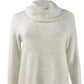 Suéter feminino com gola alta Style &amp; Co, branco, tamanho pequeno grande