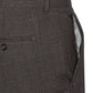 Calça social masculina Perry Ellis Portfolio Slim Fit xadrez tonal, tamanho 31x30, vermelha