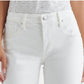 Shorts jeans feminino Lucky Brand com punho, branco, tamanho 29