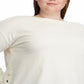 Camisa Ralph Lauren Feminina Plus Size com Botões e Gola Canoa Branca Tamanho 3XL