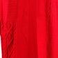 Cardigan feminino patchwork Charter Club vermelho tamanho pequeno grande