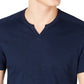 Camiseta masculina canelada com fenda INC International Concepts, azul, tamanho XXL