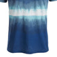 Camiseta masculina American Rag Colorblocked Dip Dyed Azul Tamanho XX-G