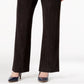Calça de veludo cotelê Alfred Dunner Classics feminina, preta, tamanho 12