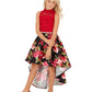 Vestido de renda alto e baixo Speechless Big Girls, preto, tamanho 7