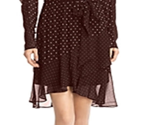 Vestido Bailey 44 Candace Feminino Manga Bufante Bolinhas Vermelho Tamanho 4