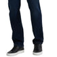 Calça jeans masculina Lucky Brand 223 Straight Falcon, lavagem clássica perfeitamente reta, azul, tamanho 31X32