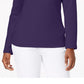 Karen Scott Top Henley de Algodão Feminino - Roxo Tamanho P
