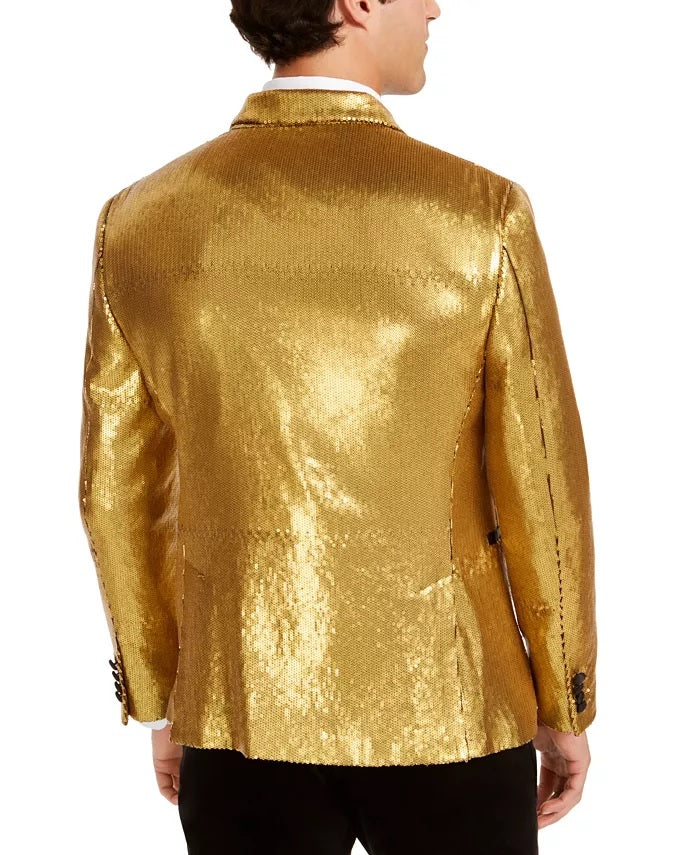 Blazer masculino alto amarelo da INC International Concepts, tamanho extragrande