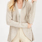 Karen Scott Cardigan Cocoon Feminino Marrom Tamanho P