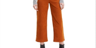 Calça Levi's Mile High Wide Leg Crop Caramel Cafe Luxe Cord Tamanho 29
