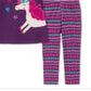 Túnica e leggings infantis Headquarters para meninas, roxas, tamanho 3T