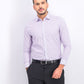 Camisa social masculina Ryan Seacrest Slim Fit com botões, roxa, tamanho 15x32-33