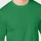 Camiseta masculina de manga comprida Club Room, verde, tamanho XX-G