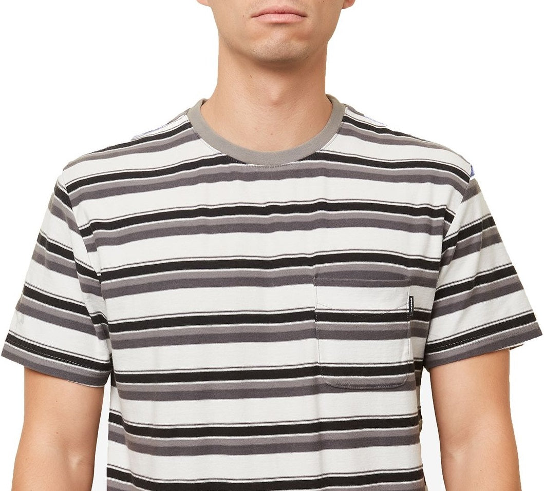 Camiseta masculina O'Neill Smasher Crew cinza, tamanho G