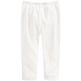 Leggings de veludo para bebê menina First Impressions, tamanho branco, 18 meses