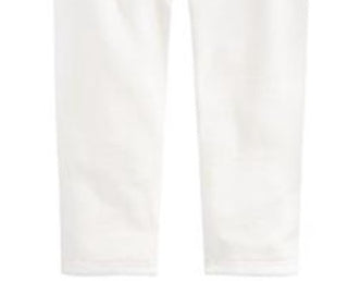 Leggings de veludo para bebê menina First Impressions, tamanho branco, 18 meses