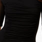 INC International Concepts Top Feminino Ilusion Preto Tamanho Pequeno Pequeno