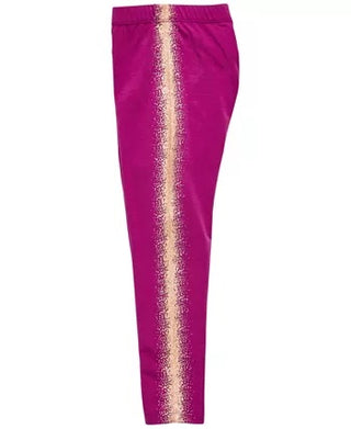 Epic Threads Toddler Girl's Metallic Stripe Leggings  Pink Size 3T