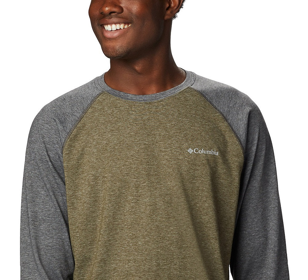 Camisa Raglan Columbia Thistletown Park Masculina Verde Tamanho 2XL