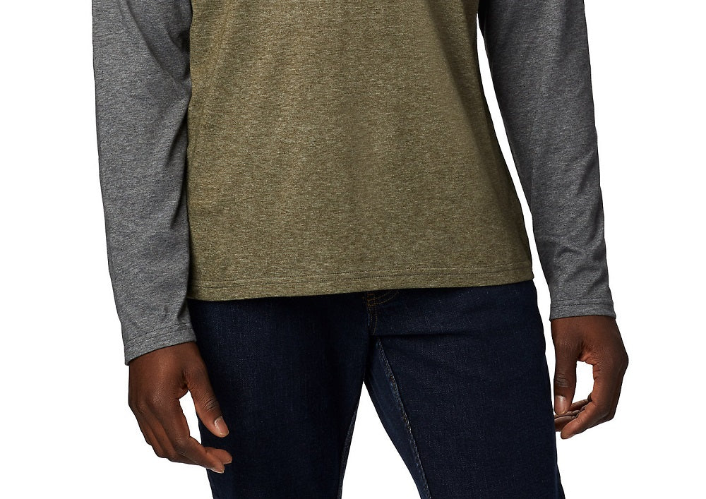 Camisa Raglan Columbia Thistletown Park Masculina Verde Tamanho 2XL