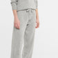 Suéter feminino Charter Club Pure Cashmere com mangas bufantes, cinza, tamanho pequeno G