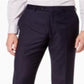 Calça social masculina Ralph Lauren Classic Fit Windowpane de flanela azul tamanho 42x32