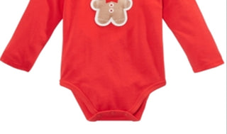 Body de gengibre para bebê menino First Impressions, vermelho, tamanho 0-3 meses