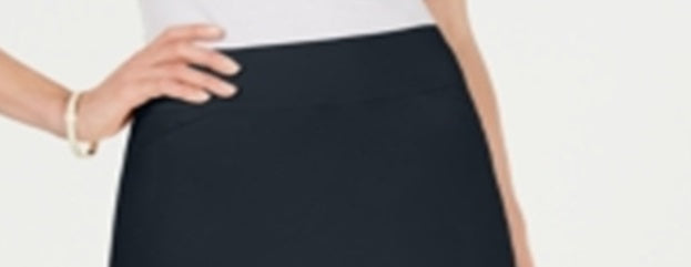 Saia feminina Charter Club azul tamanho extragrande