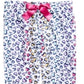 Calça de pijama estampada com coração para meninas Max &amp; Olivia Little &amp; Big, branca, tamanho M