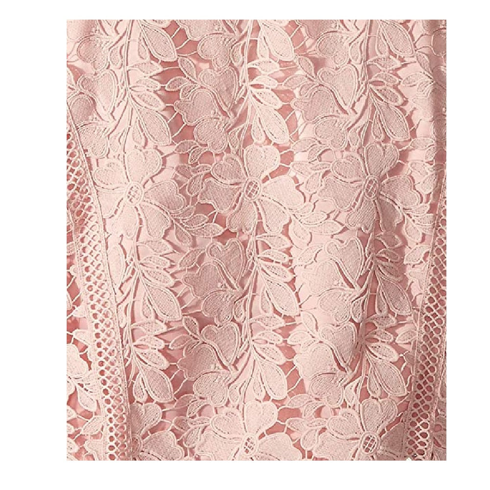 Vestido de renda Charli para meninas Bardot Junior, rosa, tamanho 16/18