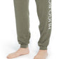 Calça de moletom masculina Hugo Boss Comfy Cozy, verde, tamanho MÉDIO