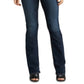 Calça jeans feminina slim boot azul da Silver Jeans Co., tamanho 28