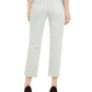 Calça jeans feminina desfiada e reta, tamanho 14, verde, da INC International Concepts