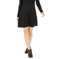 Vestido suéter canelado feminino Style &amp; Co, preto, tamanho pequeno P