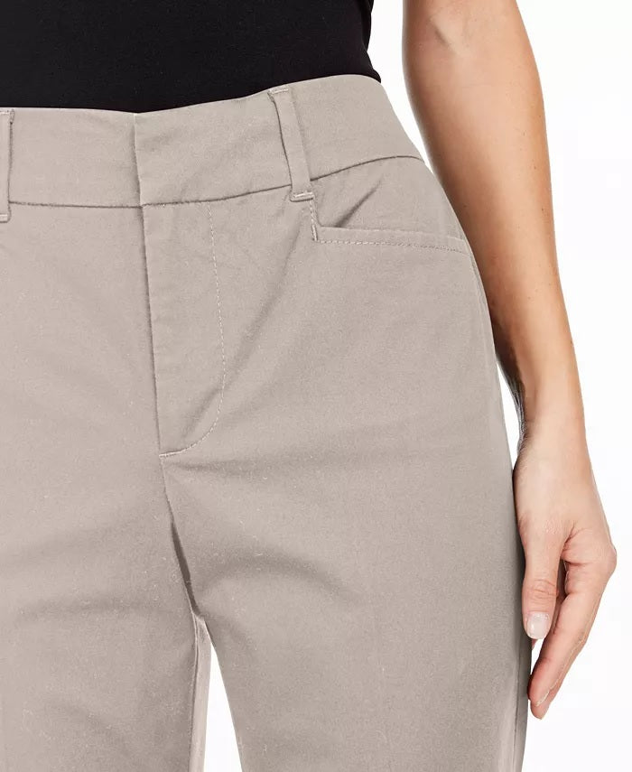 Calça feminina Charter Club com controle de barriga, bege, tamanho 10