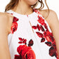 INC International Concepts Top curto feminino com decote em V, branco, tamanho P