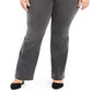 Jeans feminino Plus Power Sculpt Bootcut da Style &amp; Co, preto, tamanho 14W