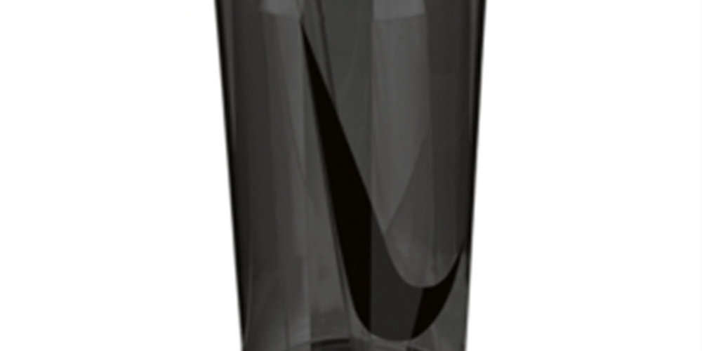 Garrafa de água Nike Hypercharge com canudo 32oz - Preta, tamanho único