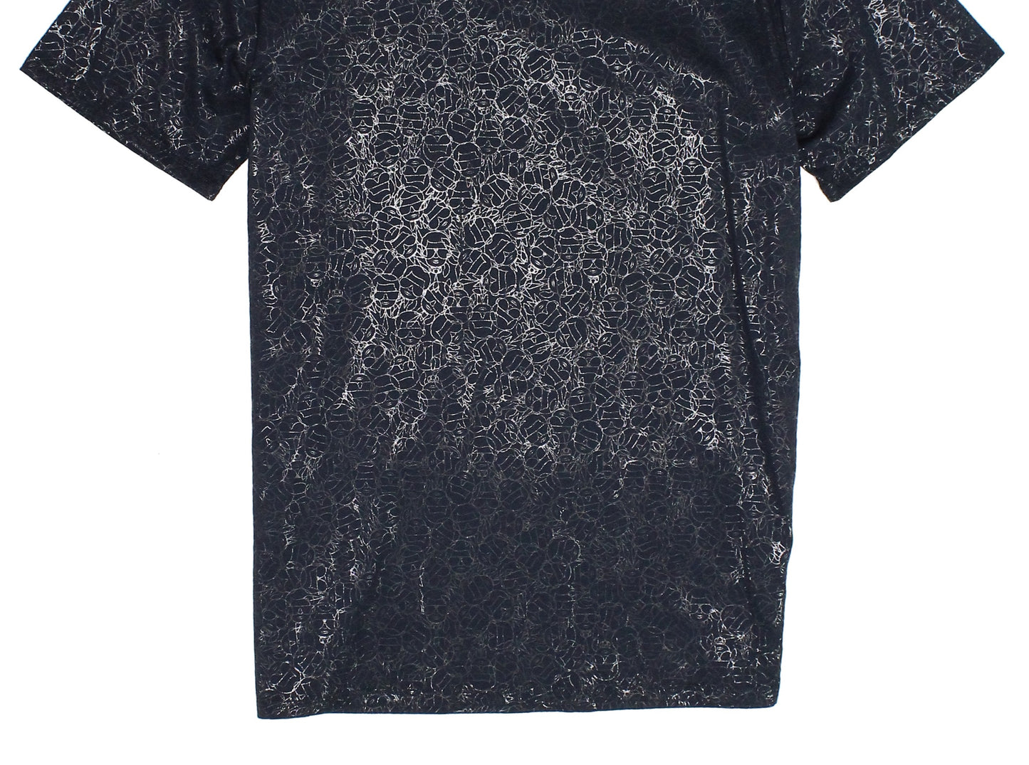 Camiseta masculina Karl Lagerfeld Paris com estampa de desenho animado, azul, tamanho pequeno